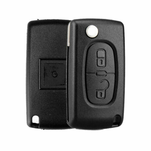 Frontal y trasera de carcasa plegable de 2 botones para Peugeot/Citroën