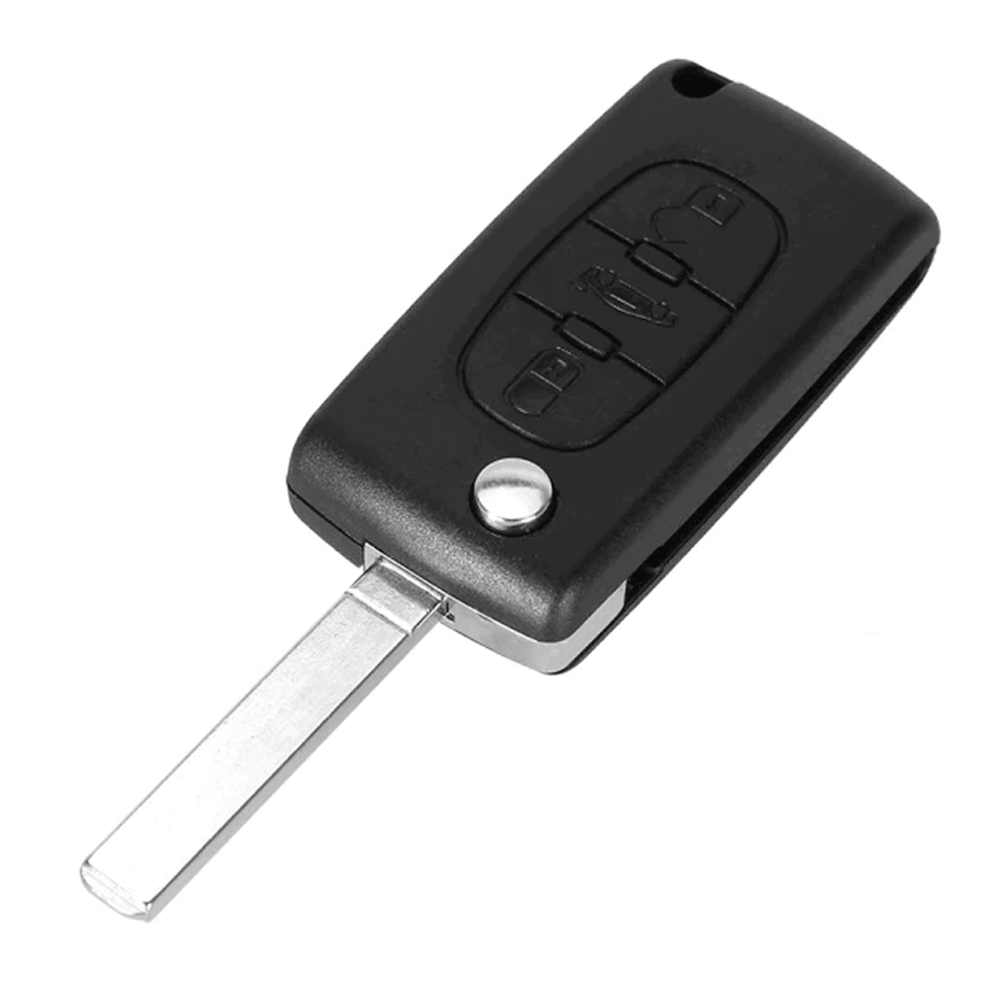 Barrio bajo Automáticamente Aturdir Carcasa llave telemando 3 botones para Citroen/Peugeot con hoja tallada a  través de código – SEGURICLAU Y CERRAJEROS