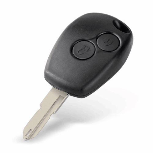 Carcasa de repuesto con espadín integrado para llaves de coche Dacia y Renault con dos botones