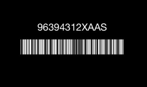 ECU 96394312XAAS