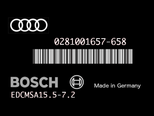 ECU 0281001657-658 BOSCH EDCMSA15.5-7.2
